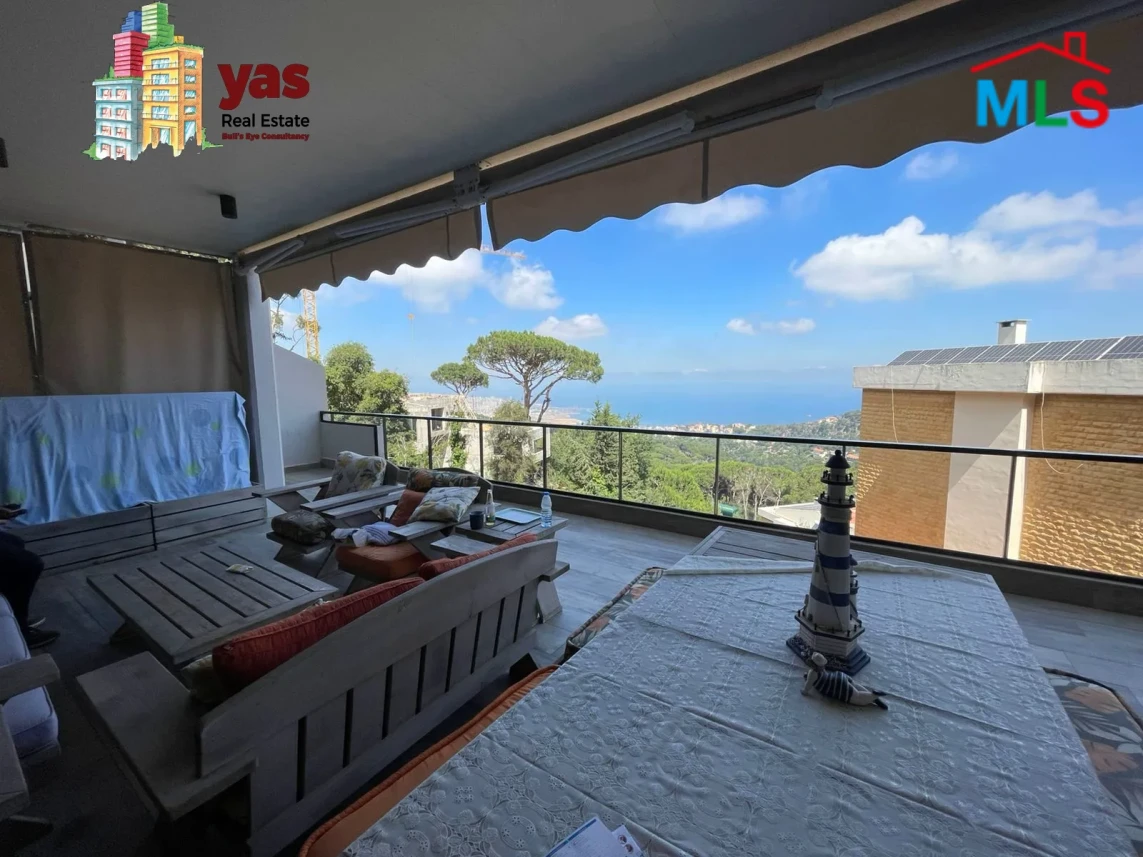 Broumana 240m2 | Terrace | Semi Furnished | Sea View | Calm Area | TCH