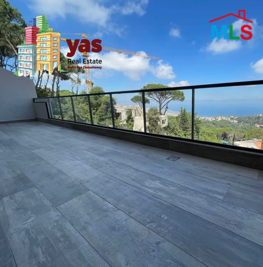 Broumana 240m2 | Terrace | Semi Furnished | Sea View | Calm Area | TCH