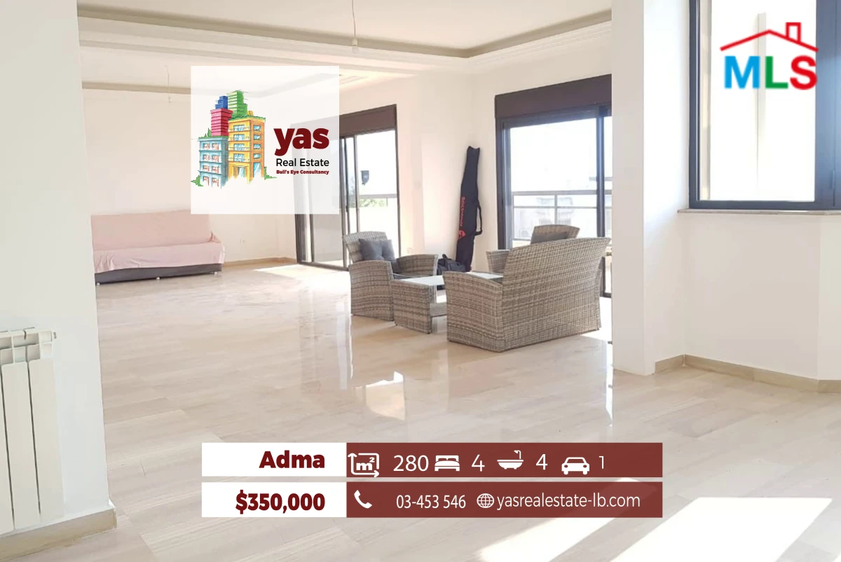 Adma 280m2 | Partial View | Renovated Flat | Calm Area | EH