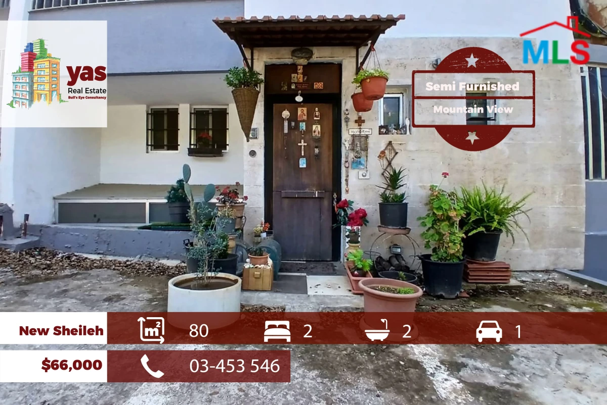 New Sheileh 80m2 | Semi Furnished | Calm Area | Astonishing View | EL