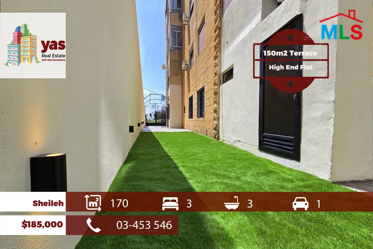Sheileh 170m2 | 150m2 Terrace | High End | Calm Area | Catch | TO