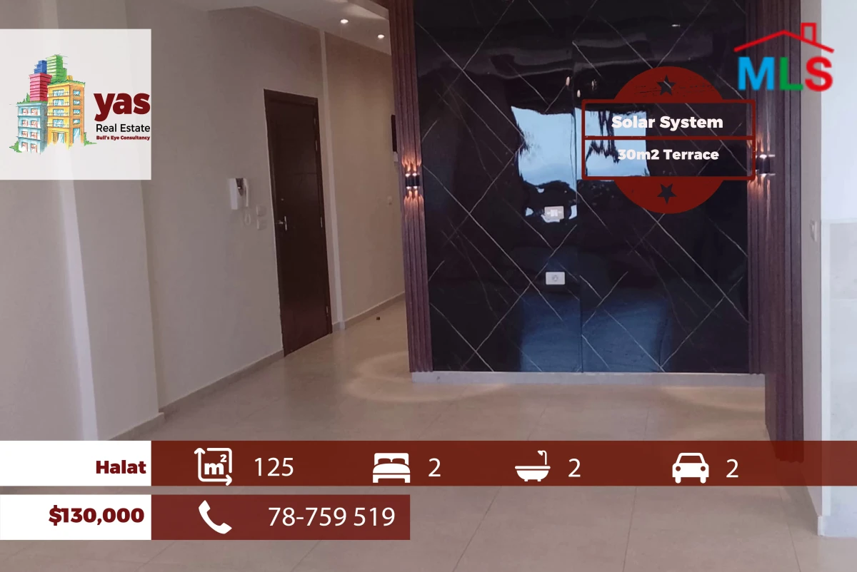 Halat 125m2 | 30m2 Terrace | Solar System | Prime Location | ABA