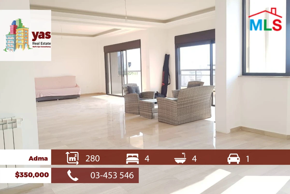 Adma 280m2 | Partial View | Renovated Flat | Calm Area | EH