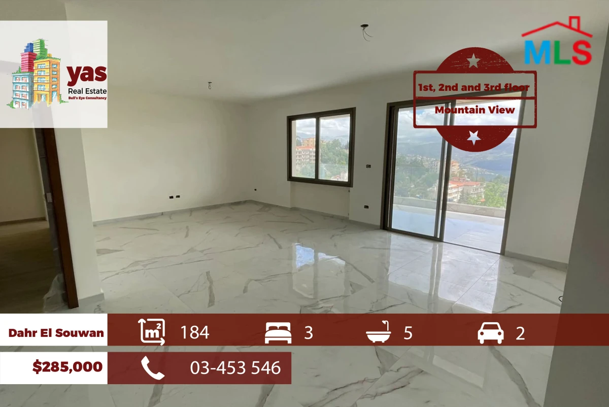 Dahr El Souwan 184m2 | Prime Location | Many Floors available | TCH