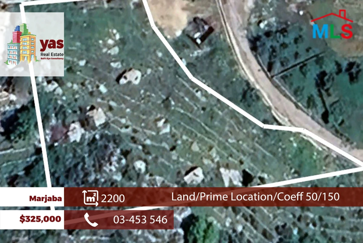Marjaba 2200m2 | Land | Prime Location | Ideal Investment | PM