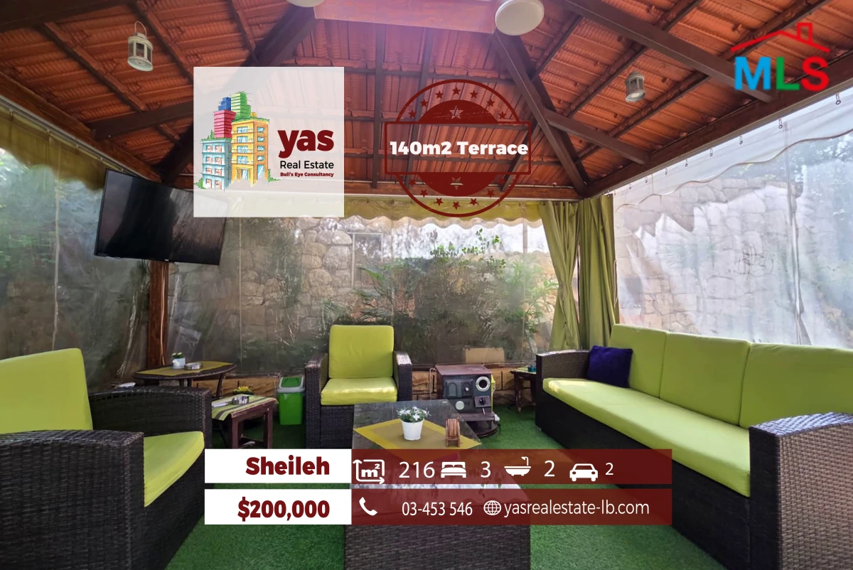 Sheileh 216m2 | 140m2 Terrace | Prime Location | HIgh End | TO