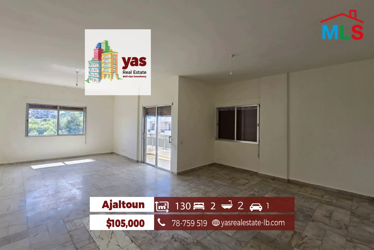 Ajaltoun 130m2 | Prime Location | Quiet Street | Standard | DA