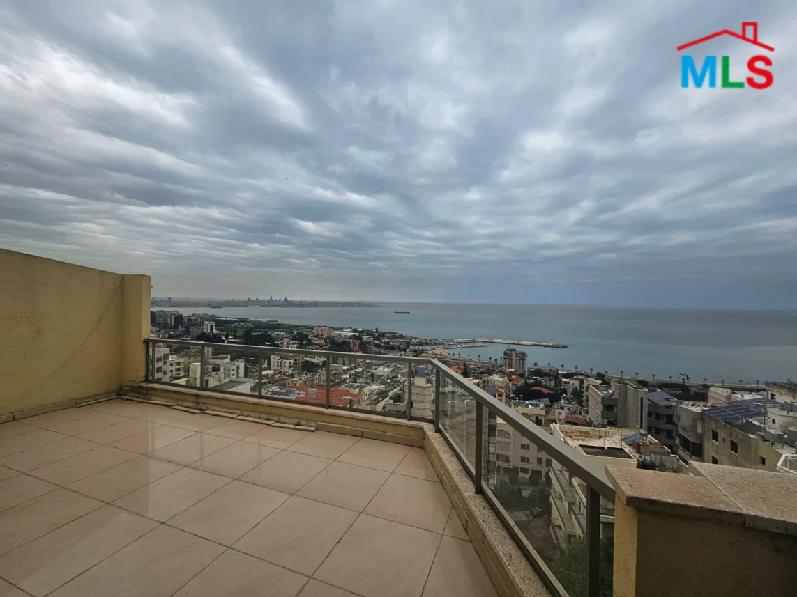 Dbayeh 275m2 | 20m2 Terrace | Astonishing Sea View | Calm Street | OH