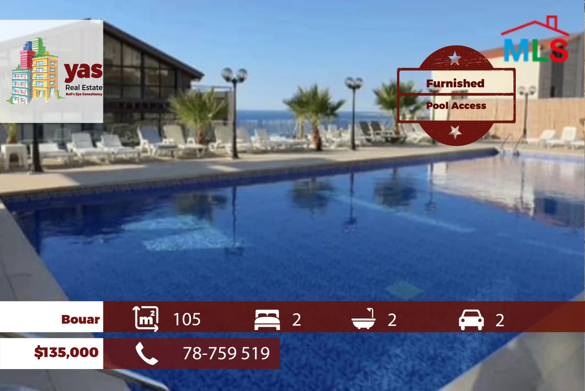 Bouar 105m2 | Furnished | Pool Access | Prime Location | ABA