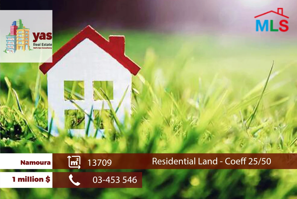 Namoura 13709m2 | Residential Land | Coeff 25/50 | Prime Location | ABA