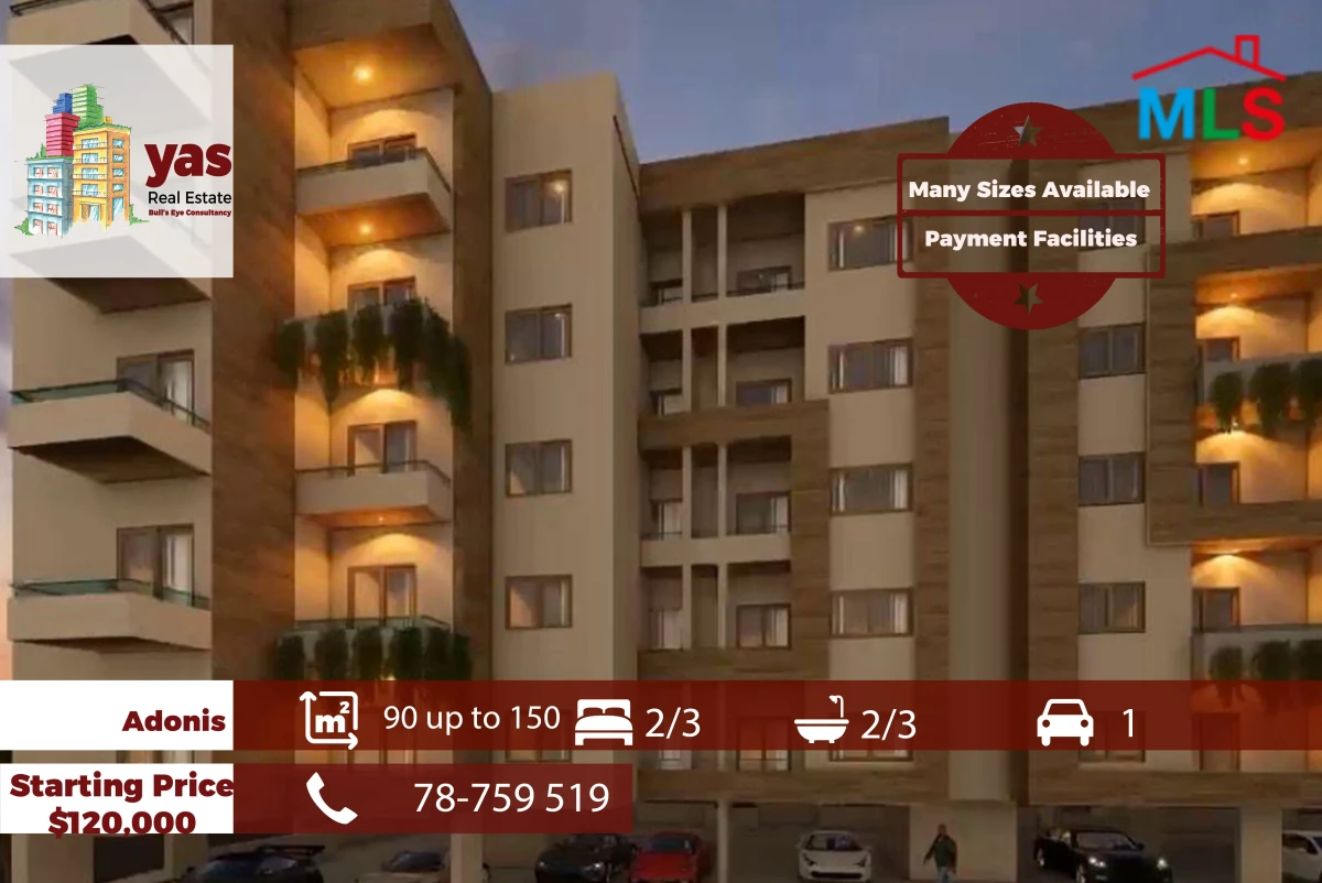 Adonis 90m2 up to 150m2 | Payment Facilities | Prime Location | EH