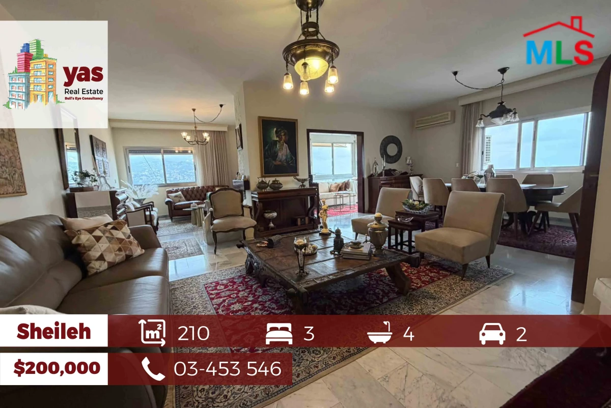Sheileh 210m2 | Fully Renovated | Mint Condition | Panoramic View | EL |