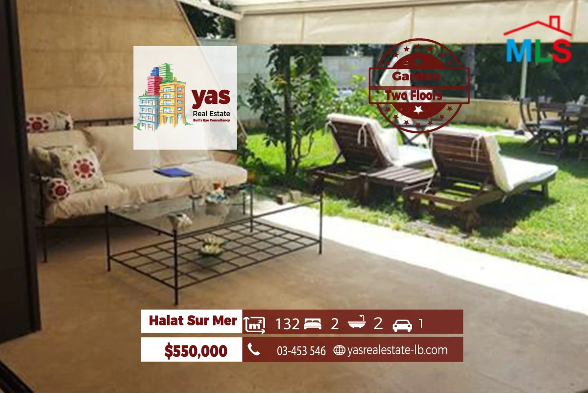 Halat Sur mer 132m2 | Garden | Two Floors Chalet | Sea View | WA