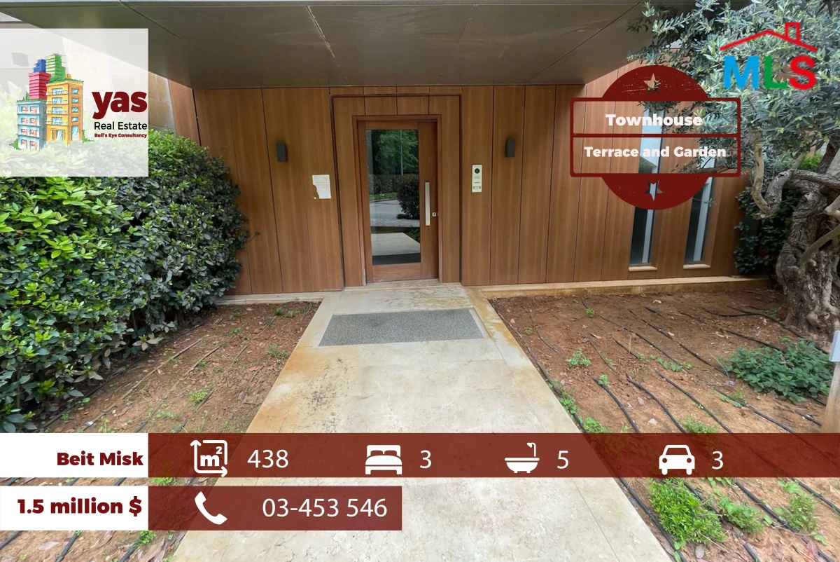 Beit Misk 438m2 | Garden & Terrace | Townhouse | Luxury | TCH