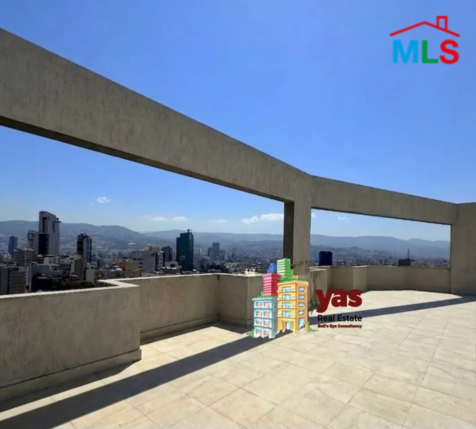 Achrafieh 130m2 | 130m2 Rooftop | Luxury | Furnished | Sea View | OH |