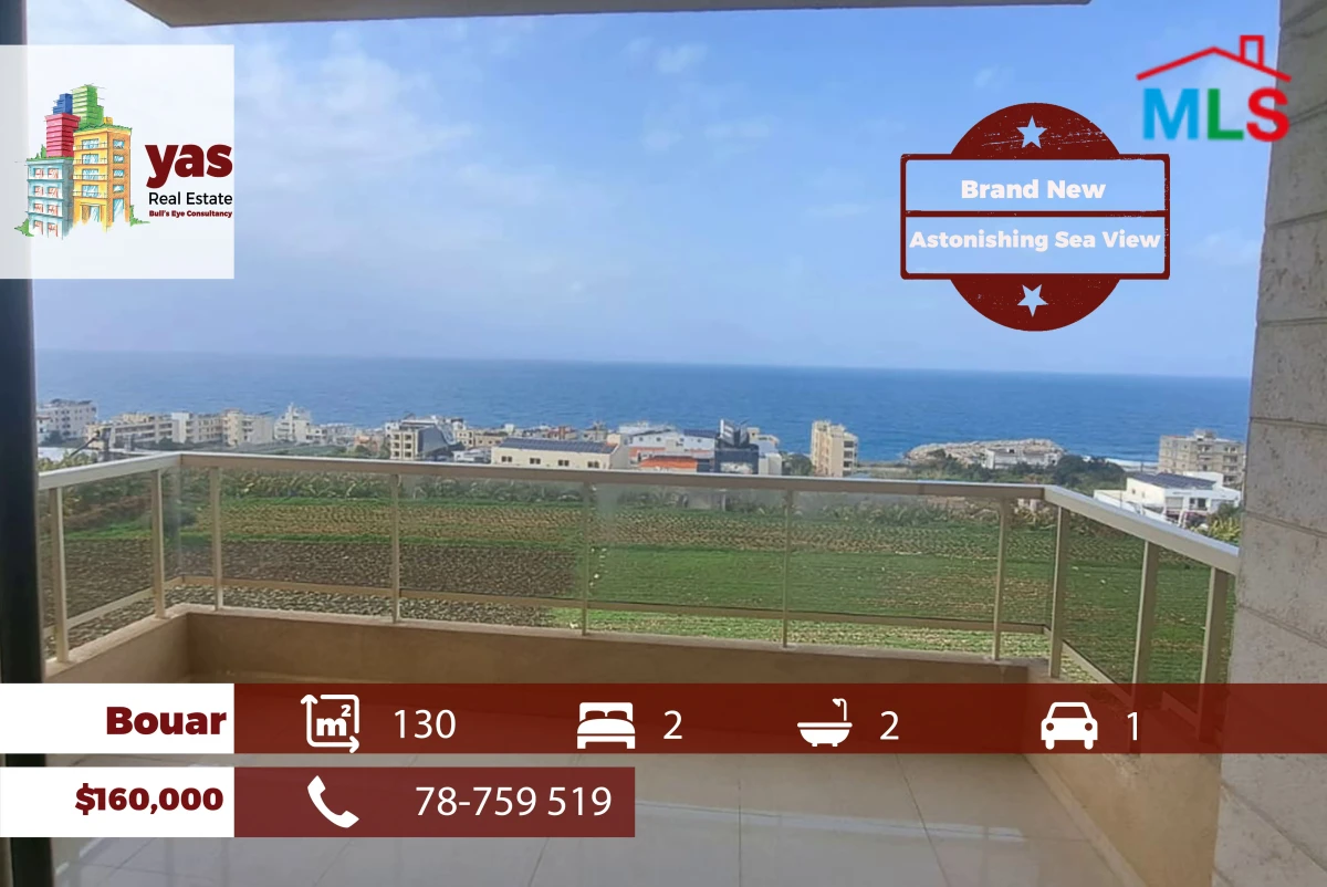 Bouar 130m2 | Brand New | Astonishing Sea View | Calm Area | OH