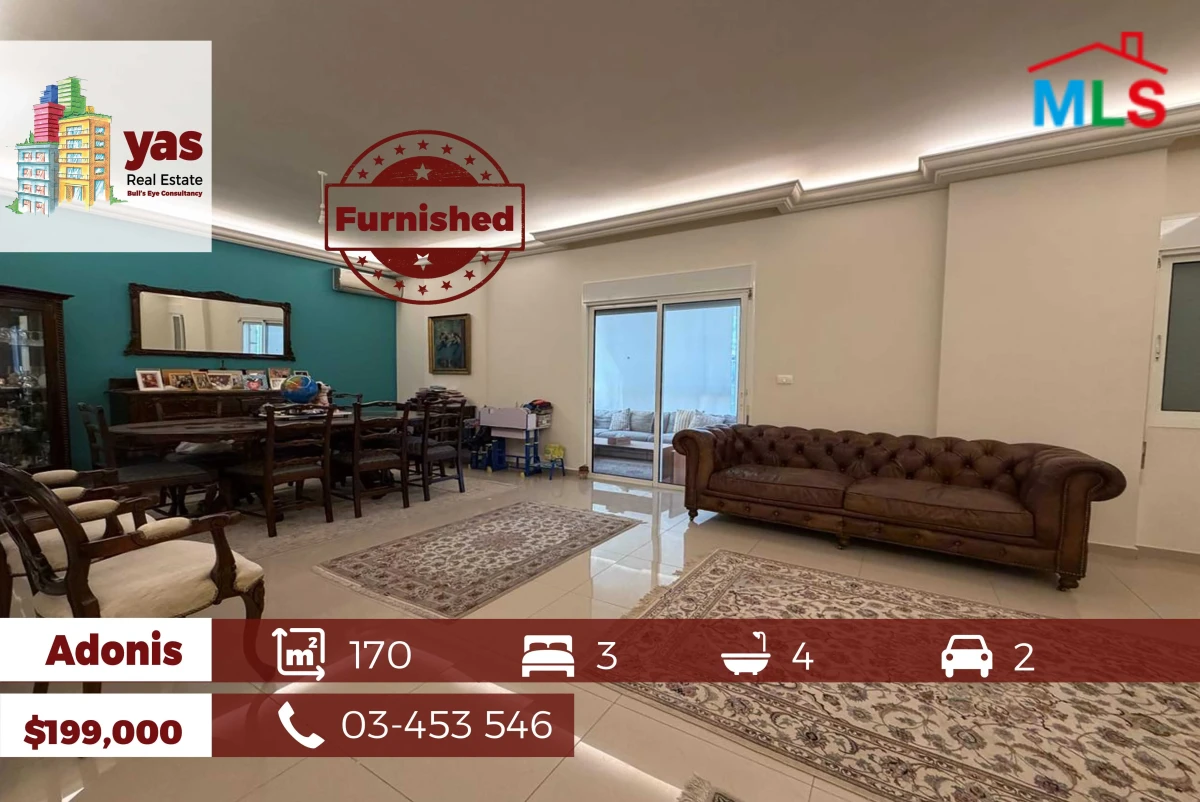 Adonis 170m2 | Fully Furnished | Excellent Condition | Calm Area | EH