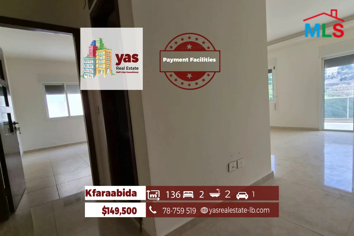 Kfaraabida 136m2 | New | Payment Facilities | Sea & Mountain View |MCH