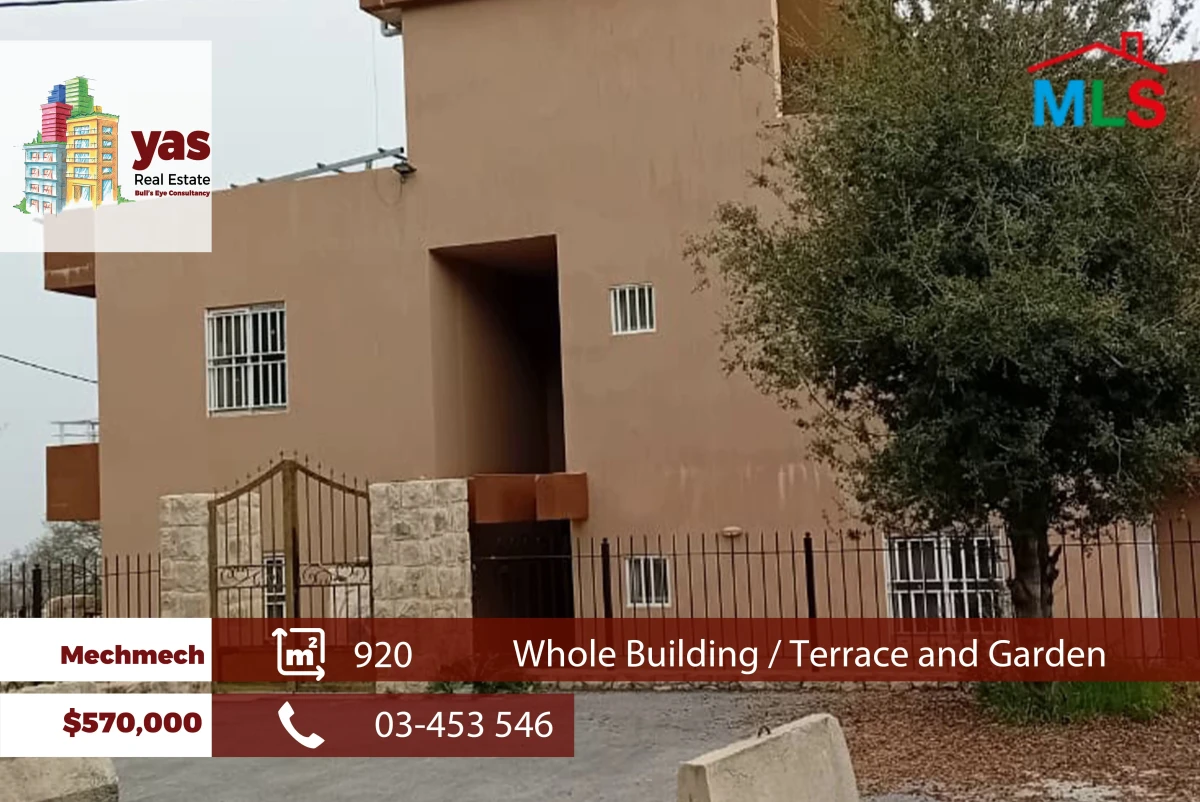 Mechmech 920m2 | Building | Terrace/Garden | Prime Location | MCH