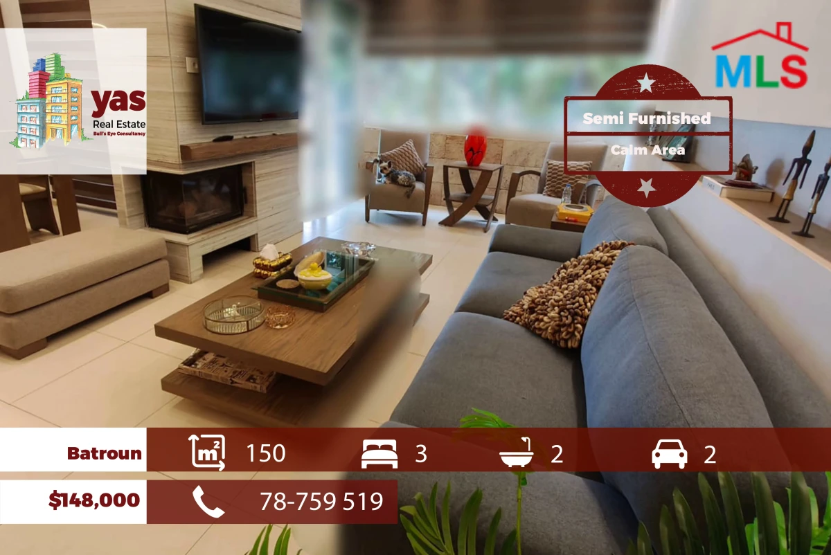 Batroun 150m2 | Partly Furnished | Calm Area | Prime Location | OJH