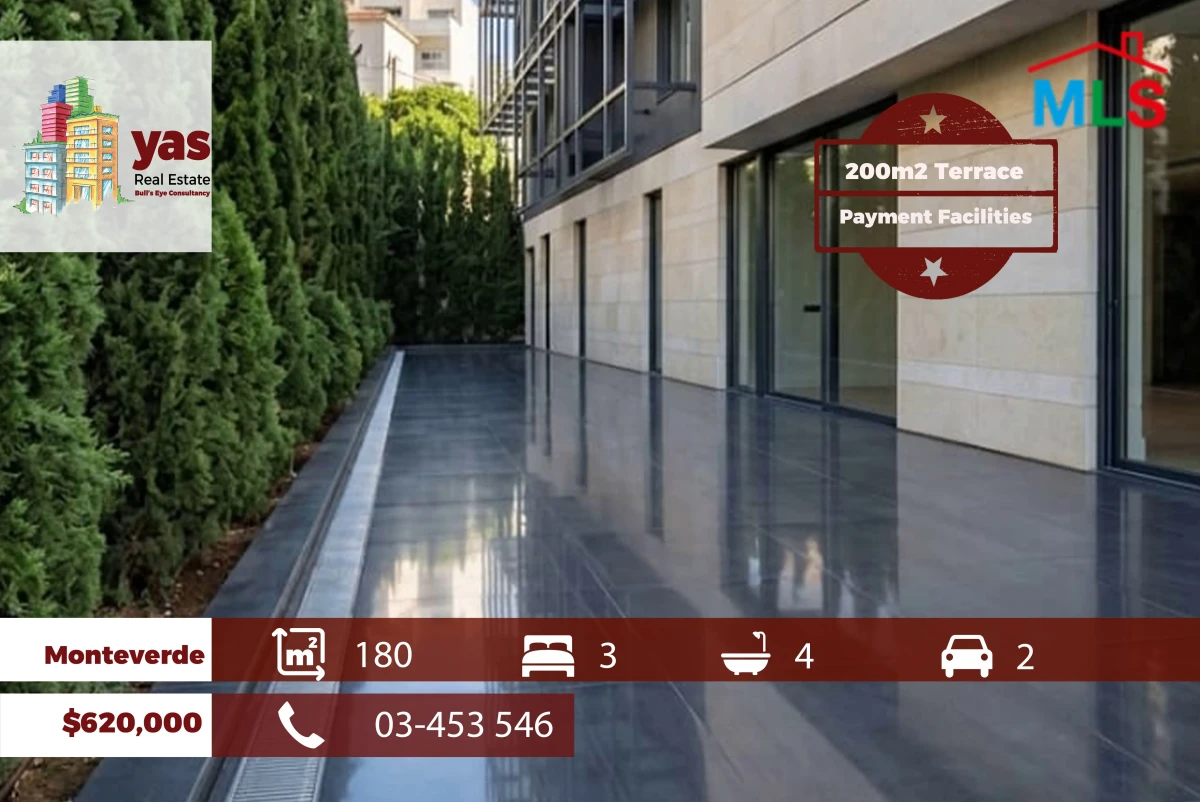 Monteverde 180m2 | 200m2 Terrace | Prime Location | Pyt Facilities |OH