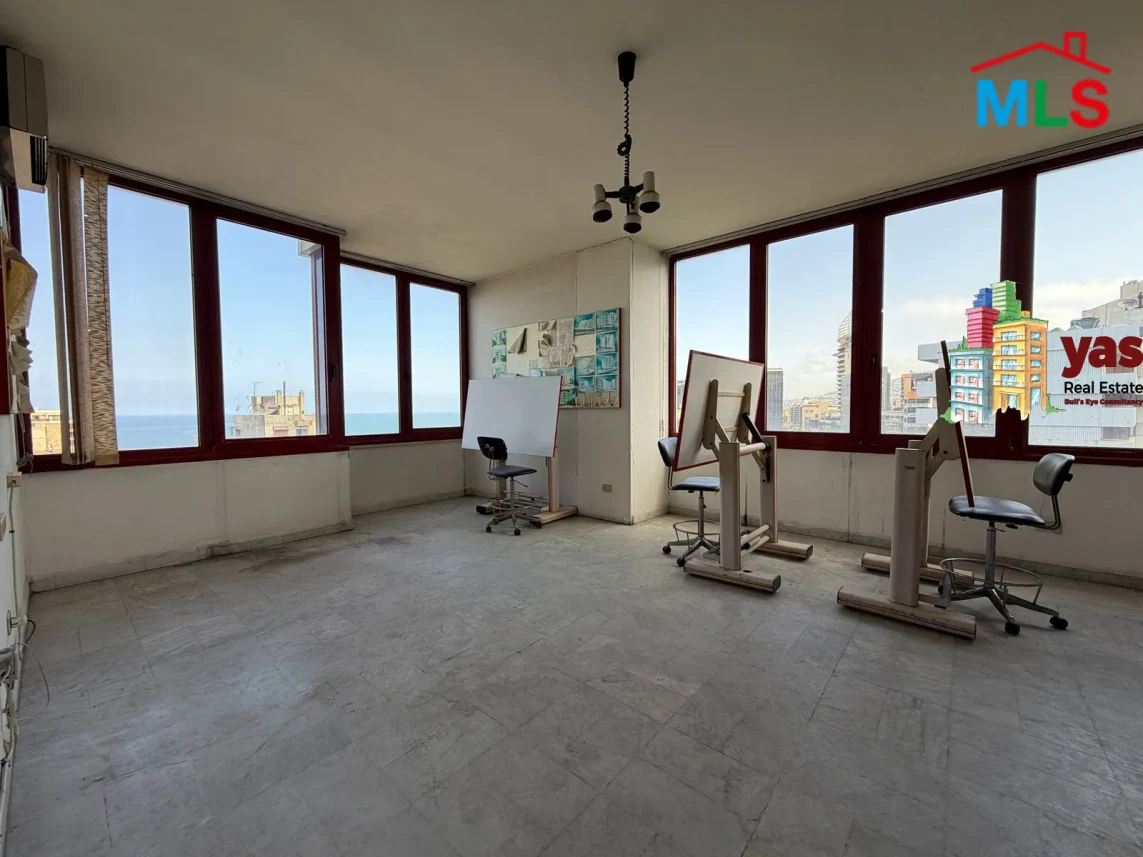 Kaslik 70m2 | Office | Main Highway | Sea View | Ideal Investment | EH