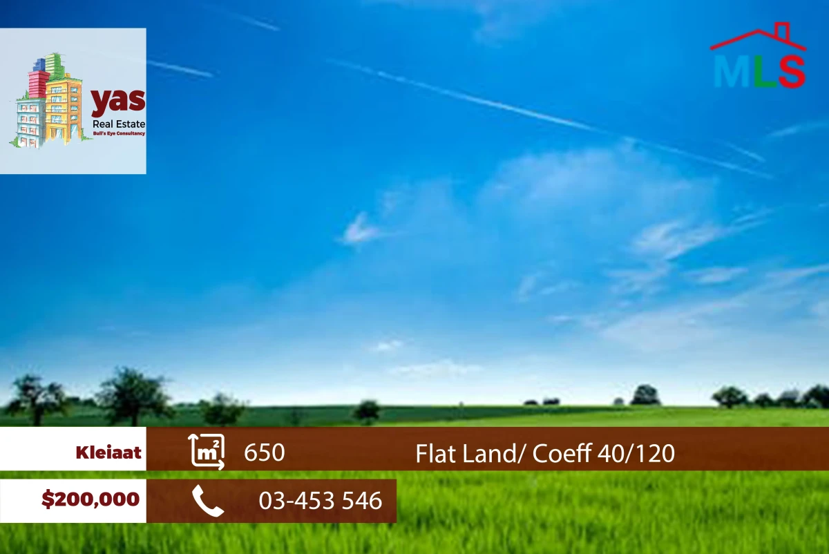 Kleiaaat 650m2 | Residential Land | Flat | Unlockable Sea View | WA