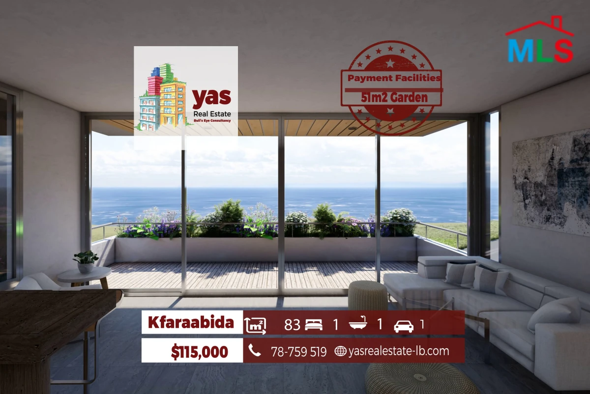 Kfaraabida 83m2 | Brand New | Pyt Facilities | Garden Available | MCH