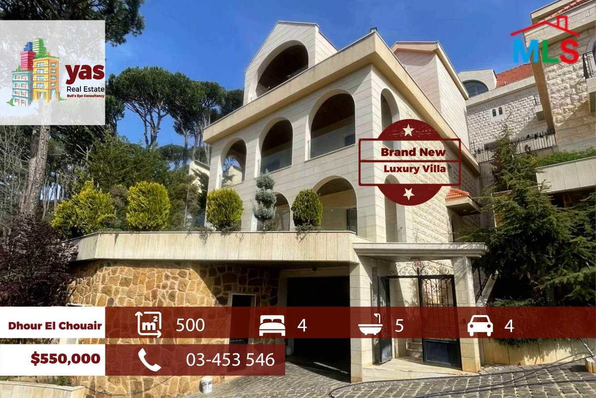 Dhour El Chouair 500m2 | Villa | Luxury | Mountain View | TCH