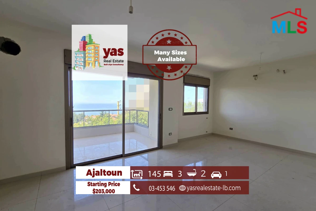 Ajaltoun 145m2 | Different Sizes | Calm Area | Open View | New | TO