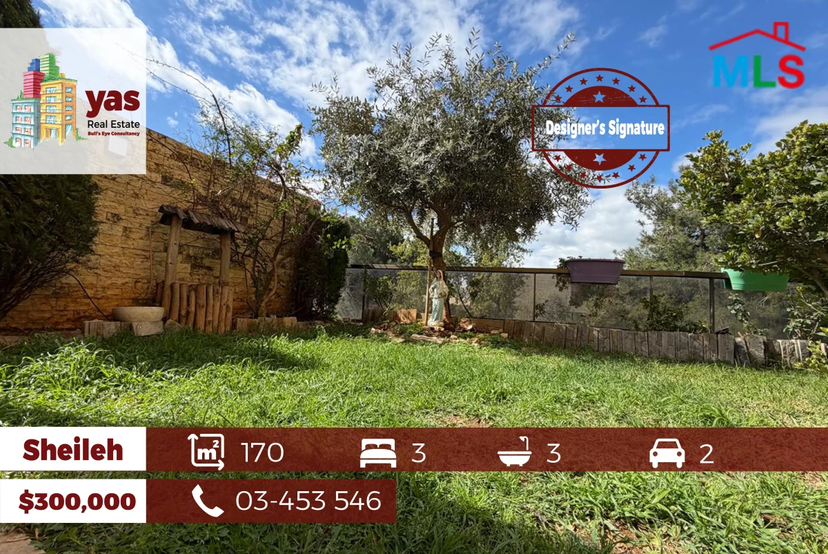 Sheileh 170m2 | 60m2 Garden | Designer’s Signature | Private Street |