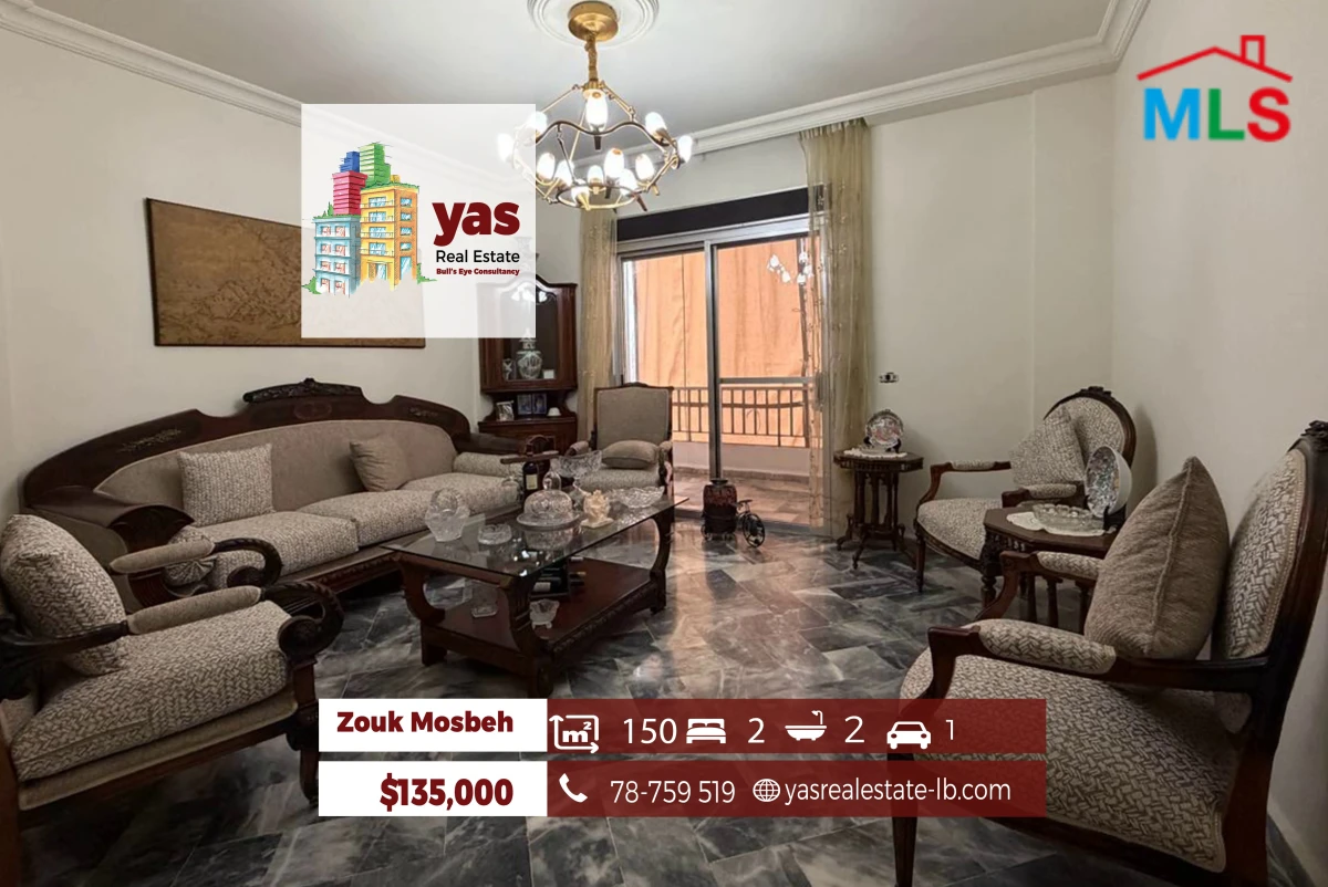 Zouk Mosbeh 150m2 | Well Maintained | Calm Area | Standard | EH/EL