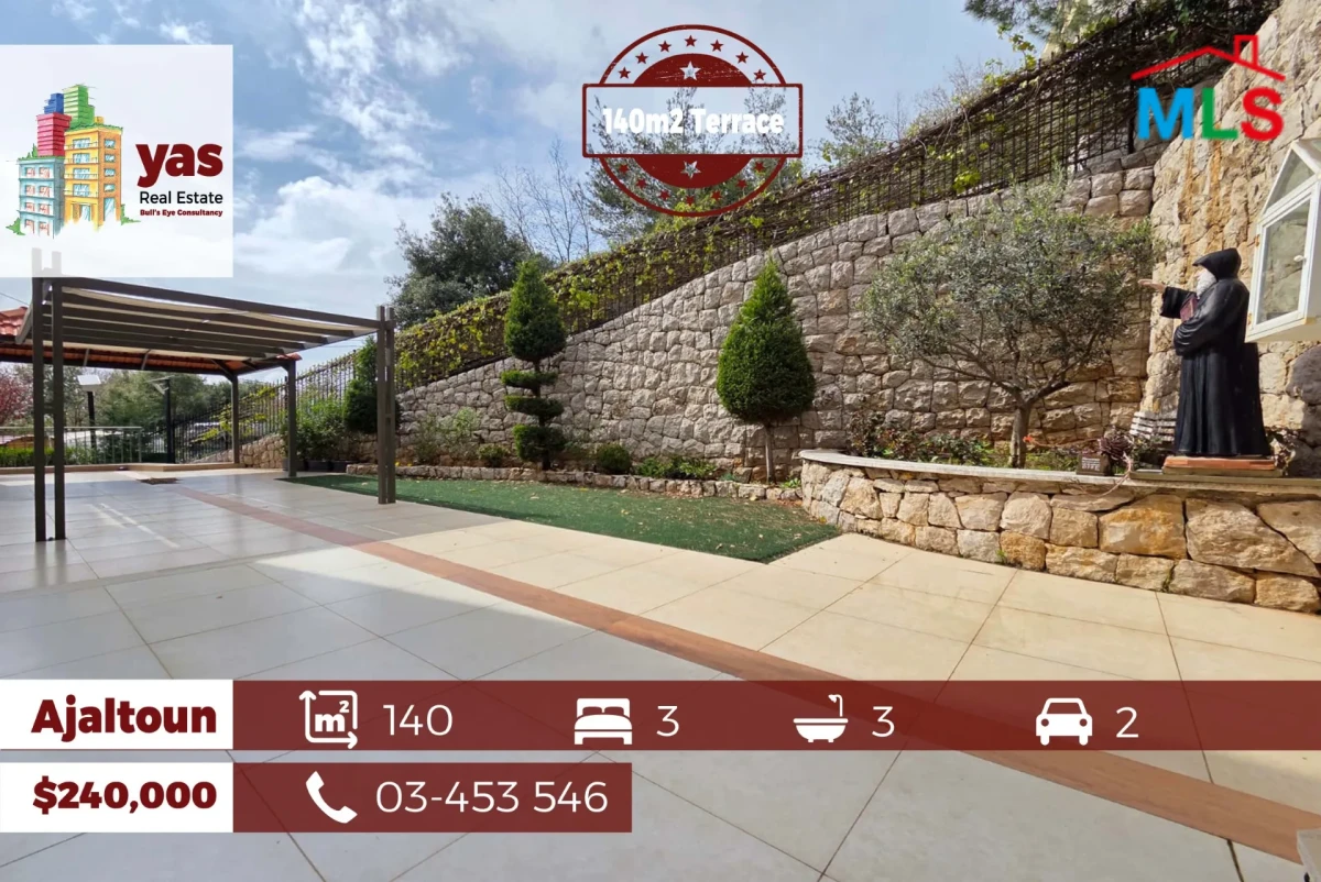 Ajaltoun 140m2 | 140m2 Terrace | Designer’s Signature | TO |