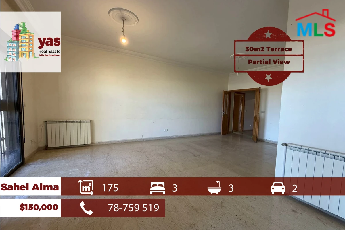Sahel Alma 175m2 | 30m2 Terrace | Prime Location | Catch | EH/JO