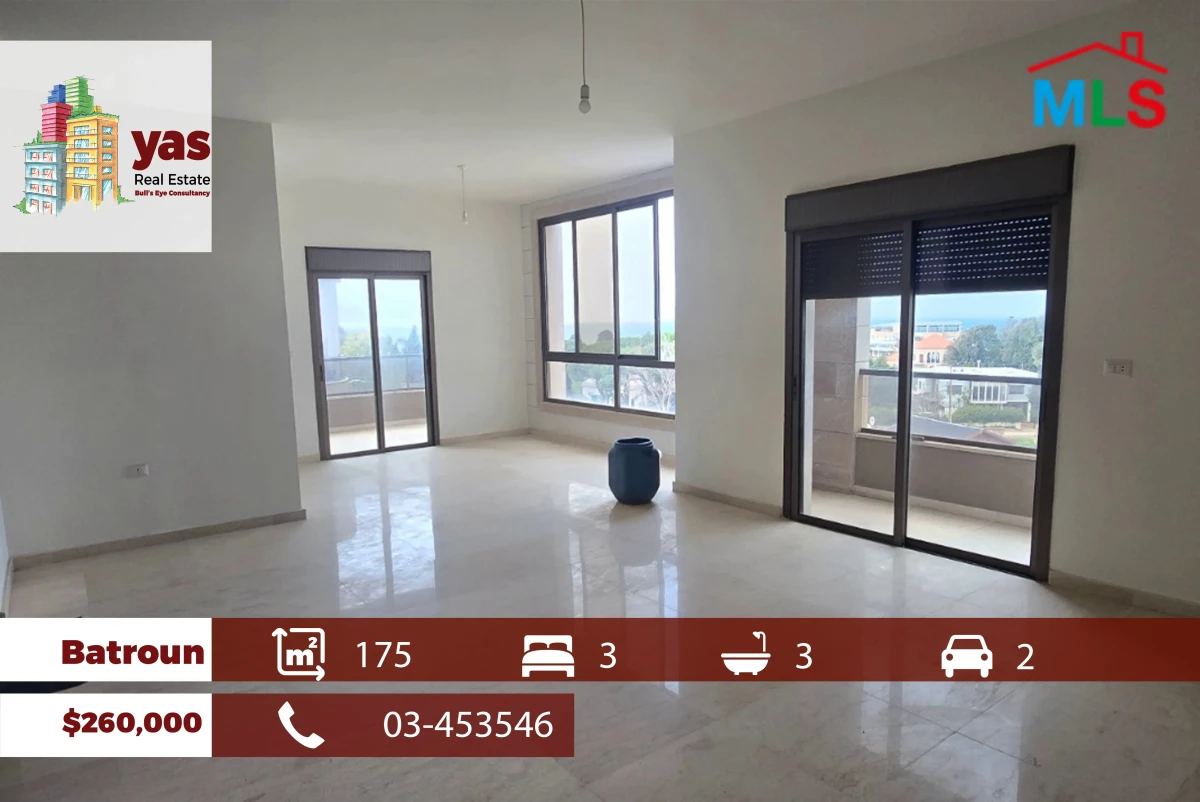 Batroun 175m2 | Brand New | Calm Area | Mountain & Sea View | RMK