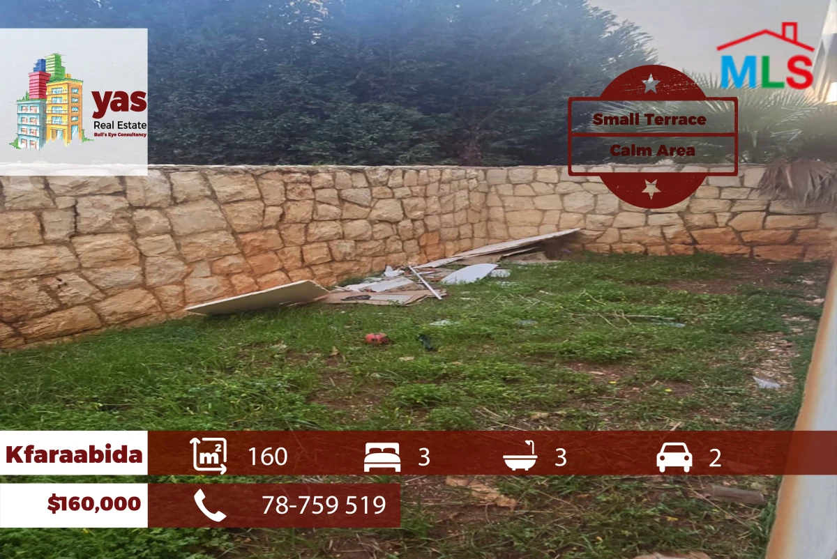 Kfaraabida 160m2 | Terrace | View | Private Street | Calm Area | RMK