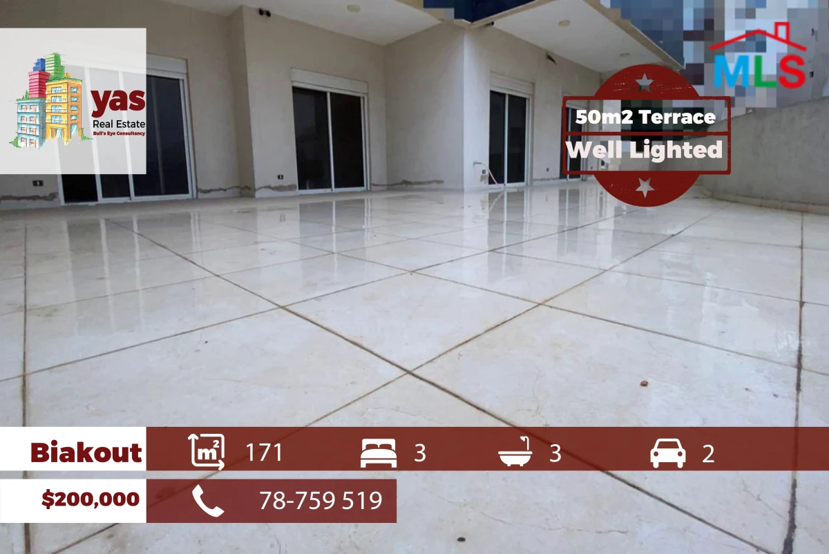 Biakout 171m2 | 50m2 Terrace | Well Lighted | Dead End Street | PED