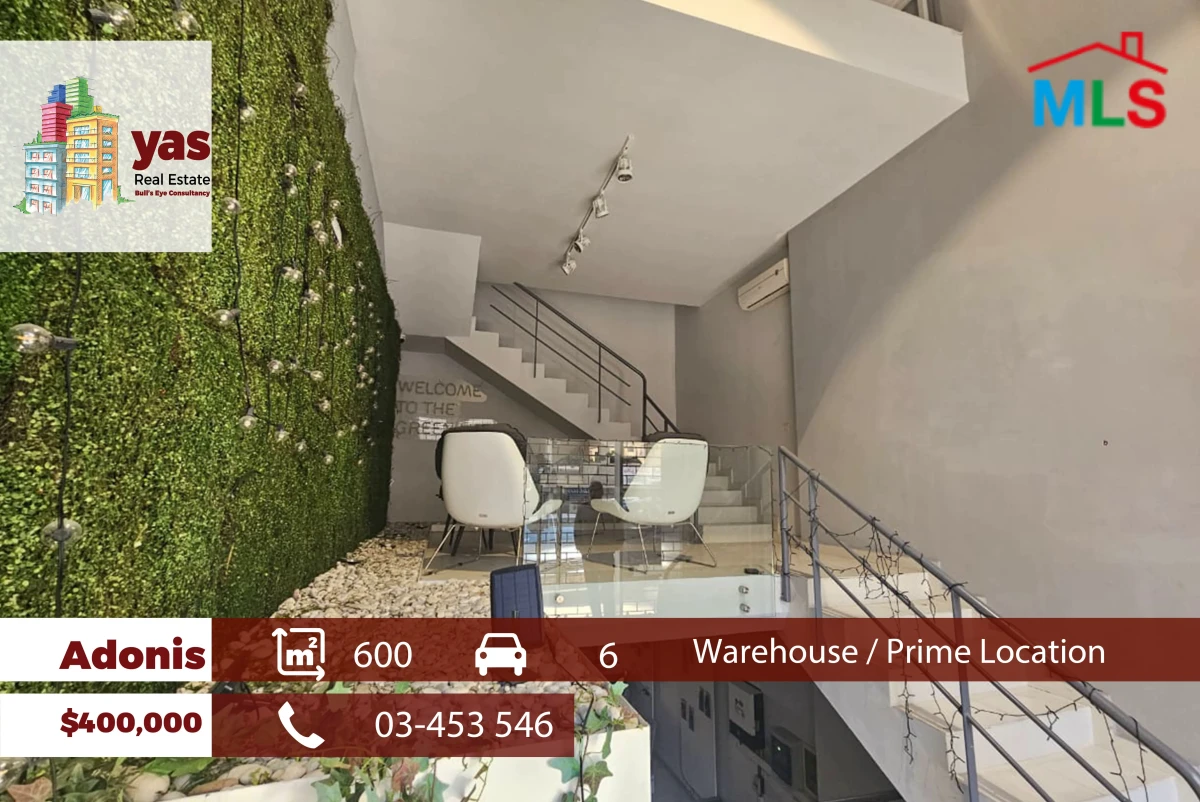 Adonis 600m2 | Warehouse | Prime Location | Active Street | OH