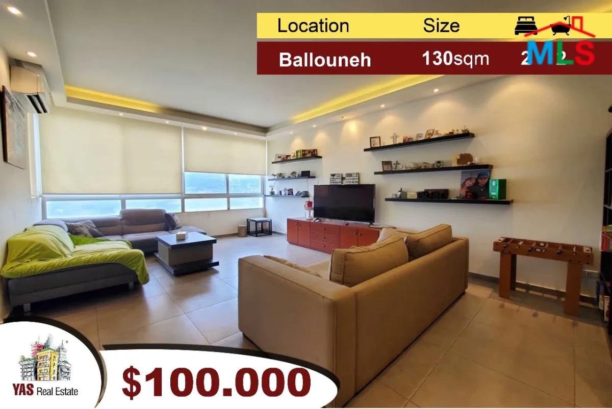 Ballouneh 130m2 | Prime Location | Perfect Condition | Mountain View | Ballouneh, Keserouan
