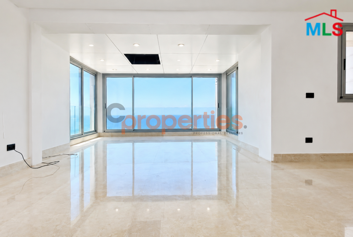 Sea View Apartment For Rent in Rawche شقة مطلة على البحر للإيجار في الروشة CPBHS141