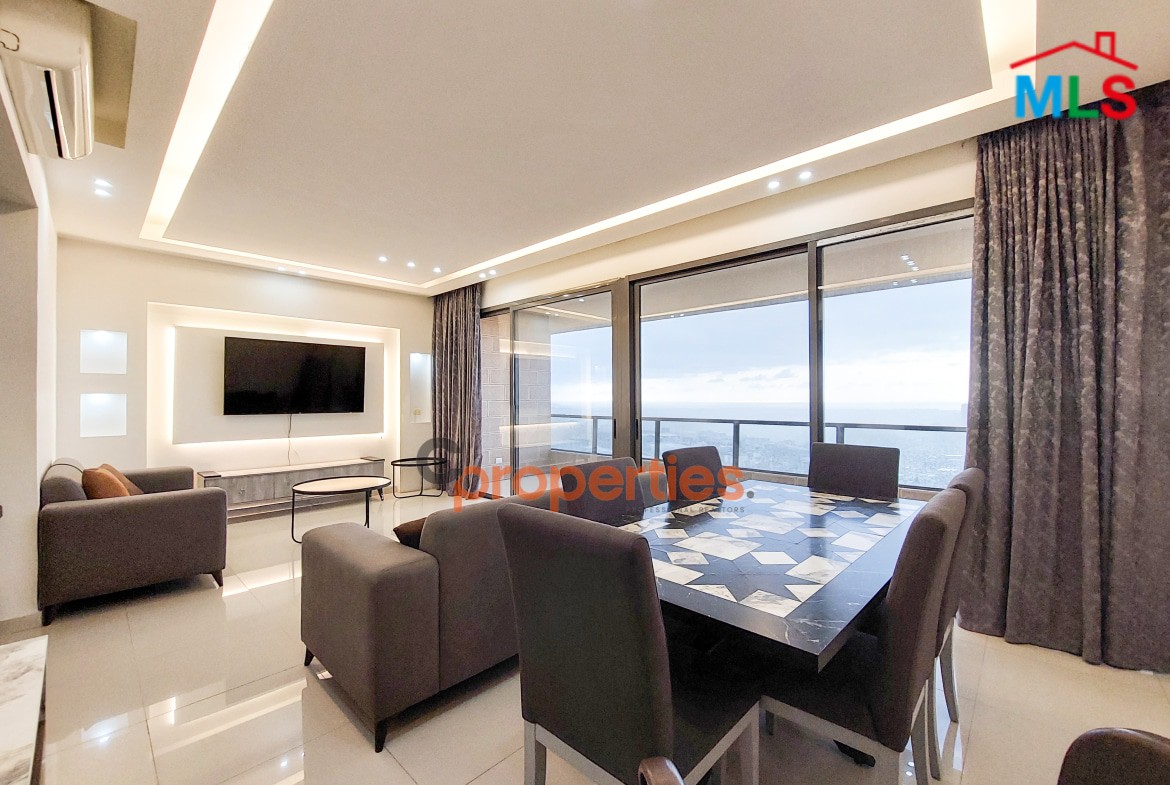 Apartment for rent in Mar Roukoz-Panoramic sea view CPSM231