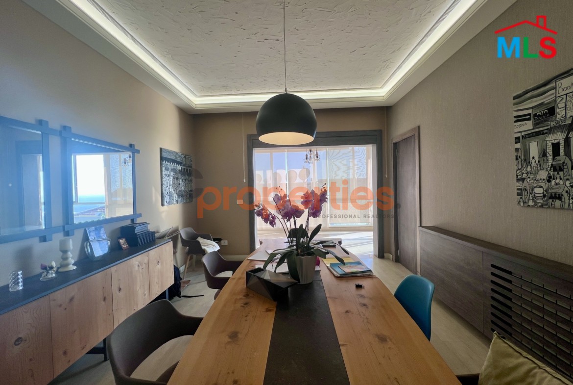 Furnished Duplex With Garden For Rent In Mar Roukoz Heights | CPCC172