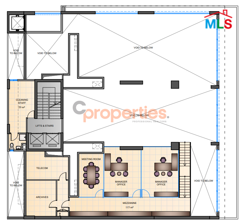 Showroom/Office For Rent In Furn El Chebbak - CPJA31