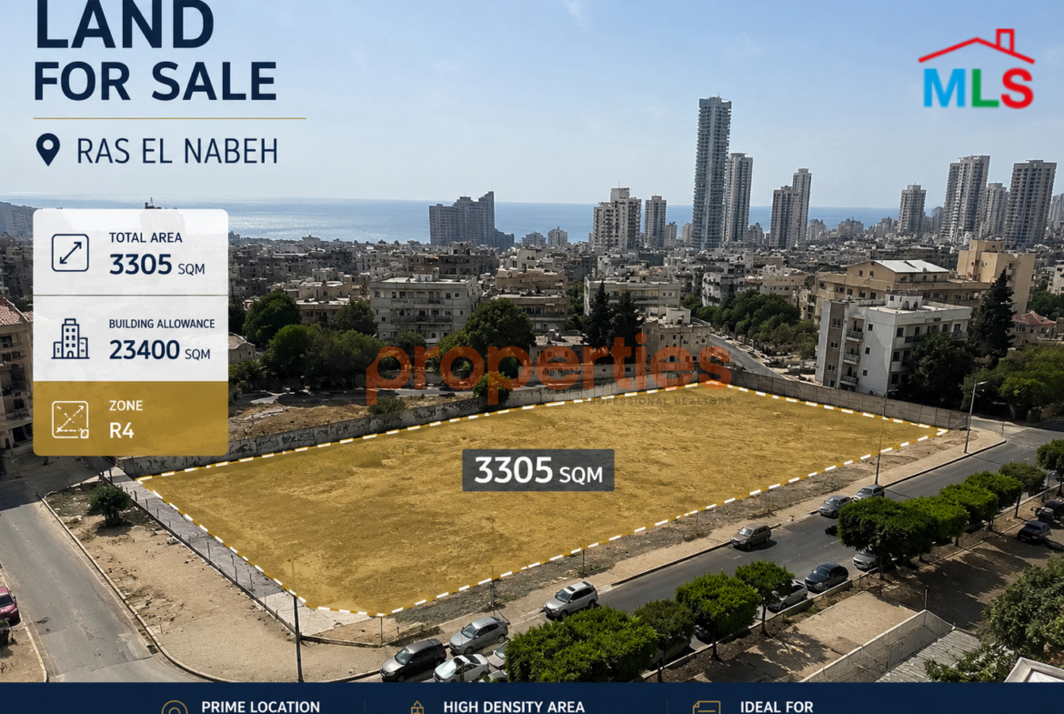 Land for Sale in Ras Nabeh ارض للبيع في راس النبع – CPBZK40