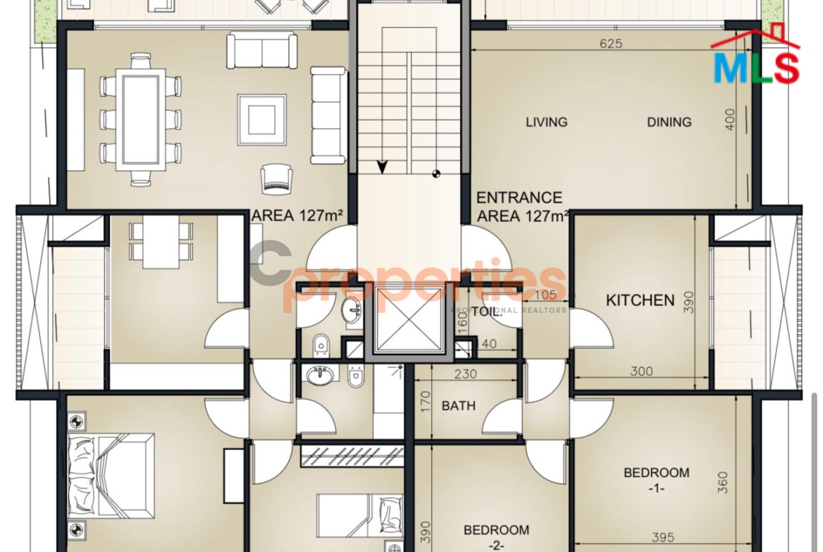 Apartment Under construction For Sale In Awkar- CPTA122