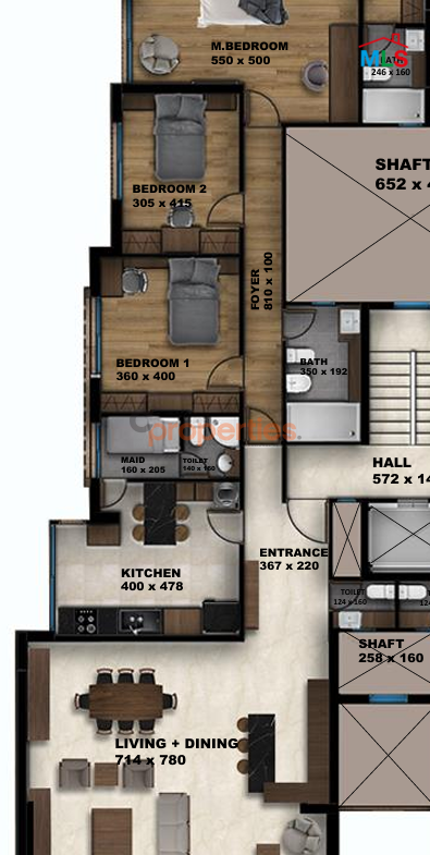 Underconstruction apartment for sale in Monteverde – CPGA159