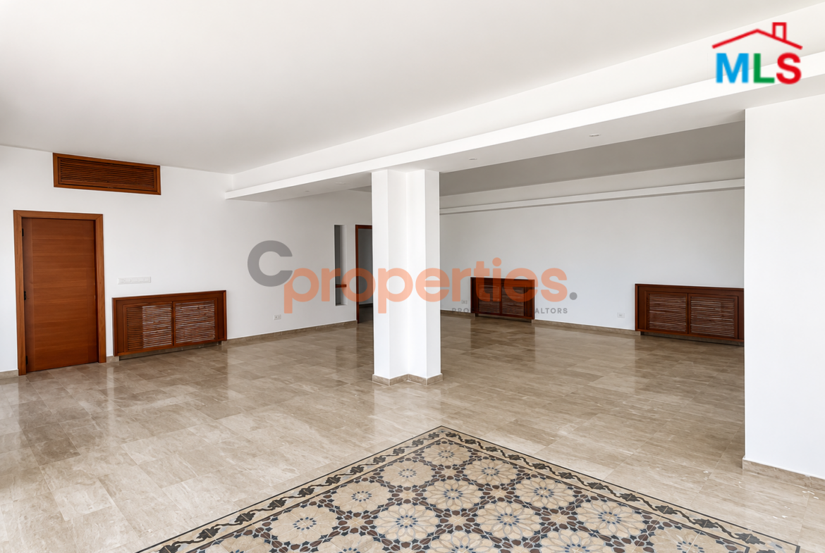 Apartment With Huge Terrace For Sale In Mansourieh / Beit Mery -CPHJ24
