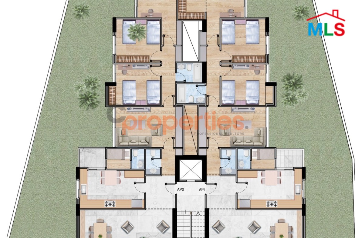 UNDERCONSTRUCTION apartment with terrace for sale in Monteverde – CPGA153