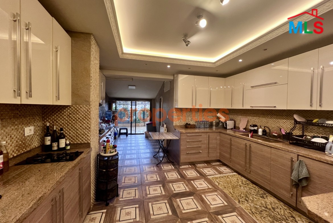 Spacious, Luxurious, Furnished Apartment With Garden For Sale In Mar Roukoz | CPCC171