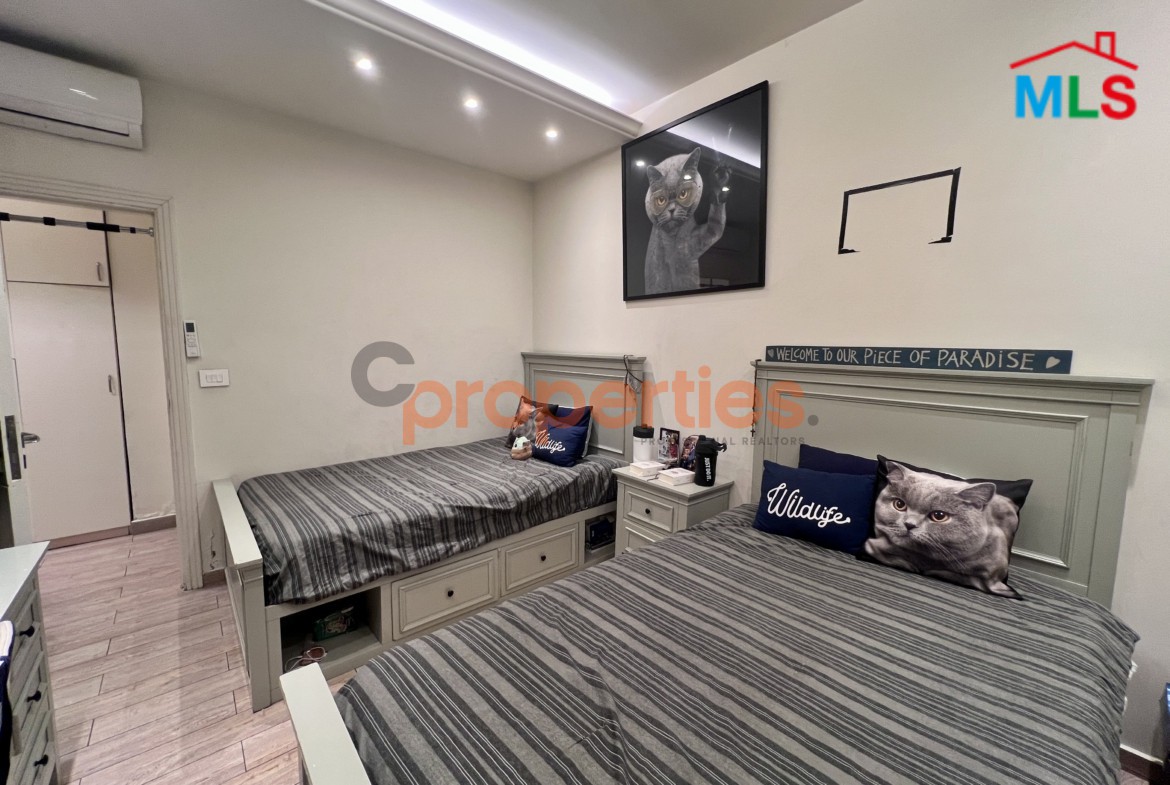 Spacious, Luxurious, Furnished Apartment With Garden For Sale In Mar Roukoz | CPCC171